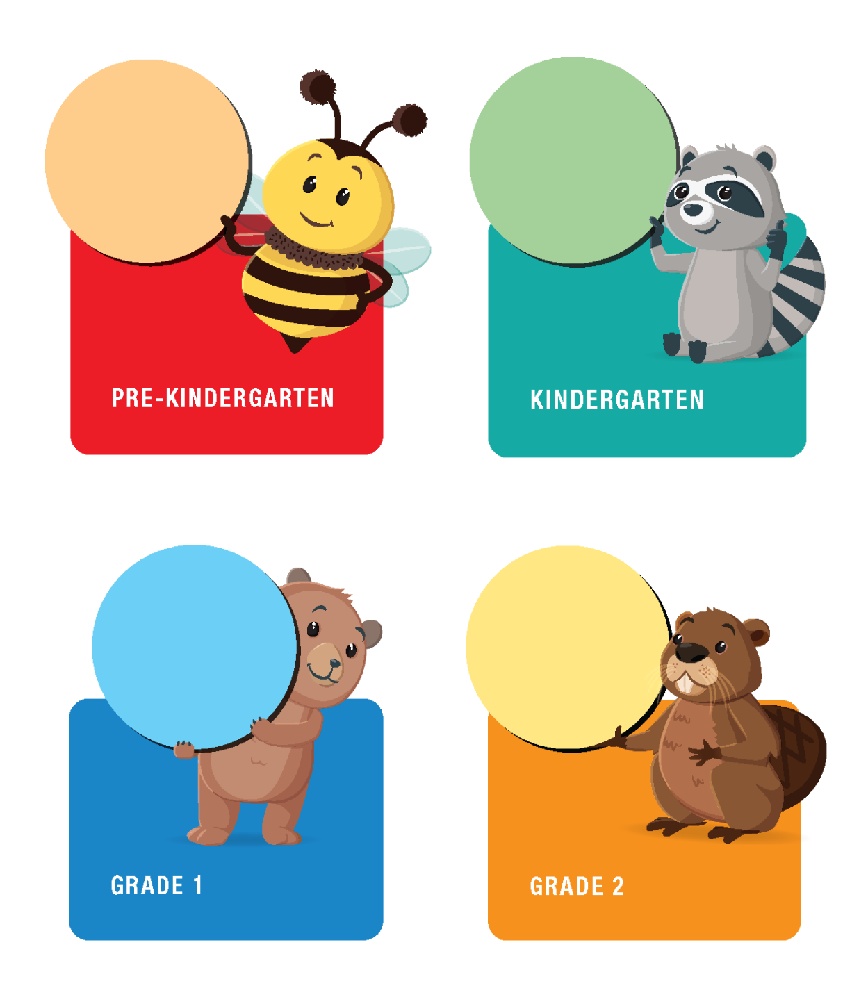 Grade identification system, colours and mascots