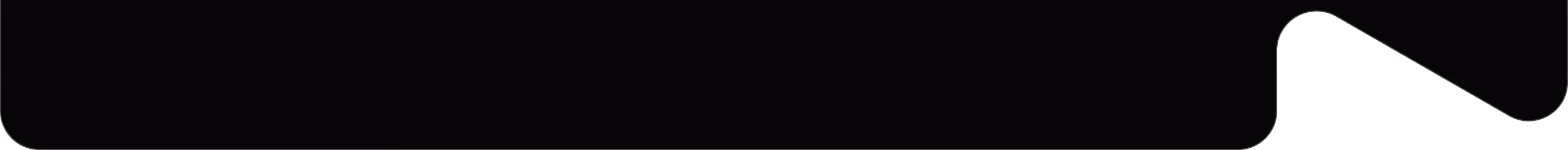 Black abstract shape with smooth curves and a pointed diagonal edge on the right side.