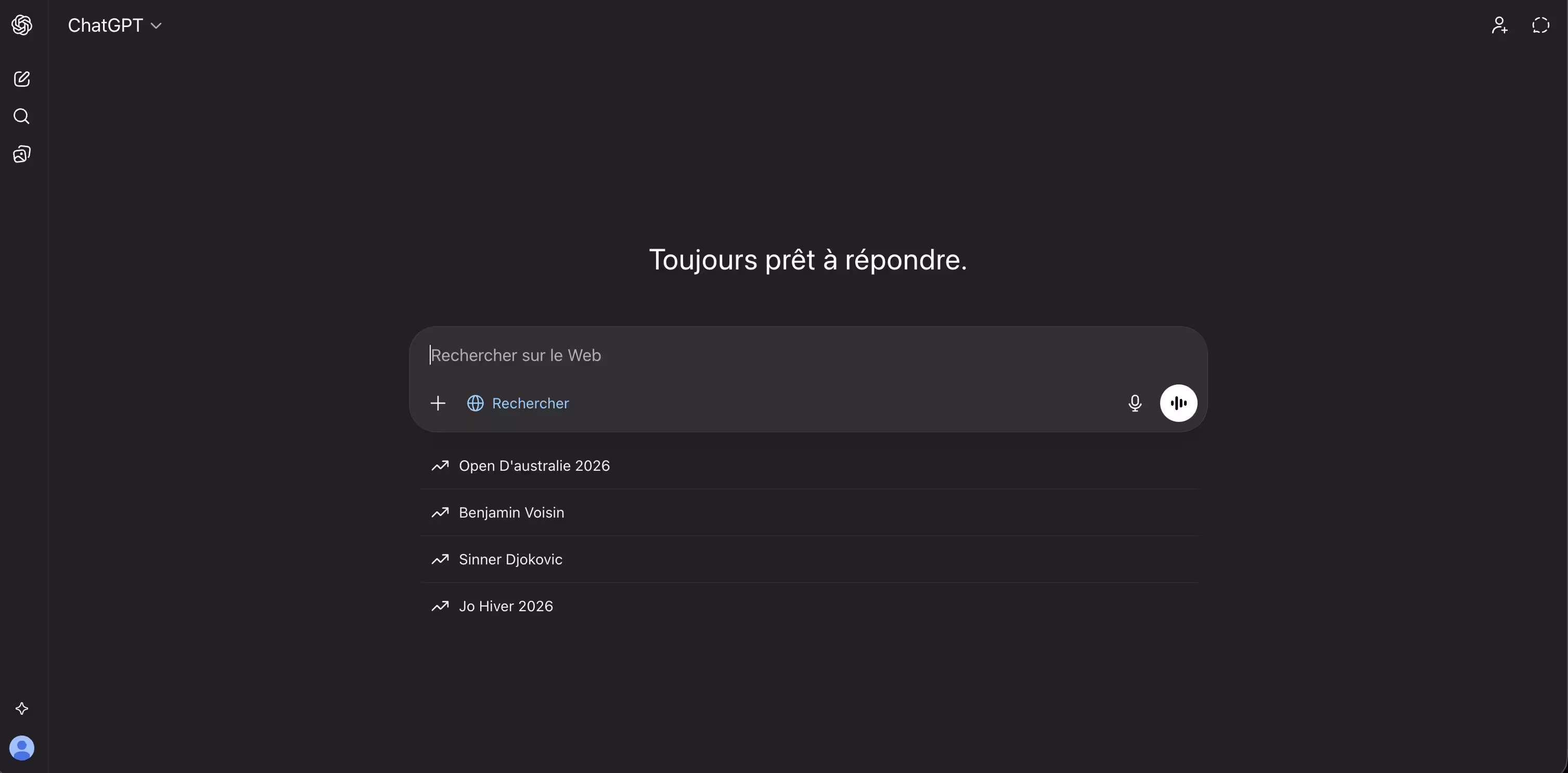 Interface ChatGPT