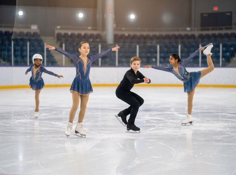 Solo Performance Pathway skater performing at Leaside