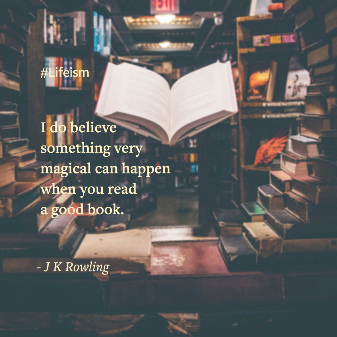 JK Rowling Quotes About Reading - Lifeism