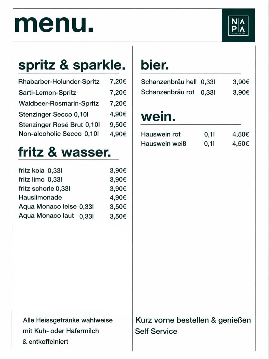 Speisekarte 3