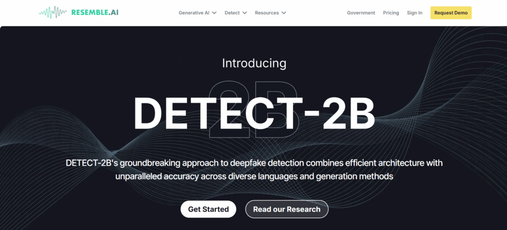 Resemble AI stands out as one of the few platforms actively working to combat voice-based deepfakes