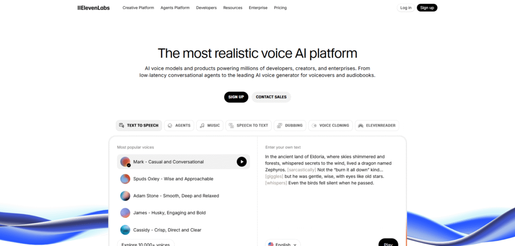 ElevenLabs: Realism & Expressiveness at Scale