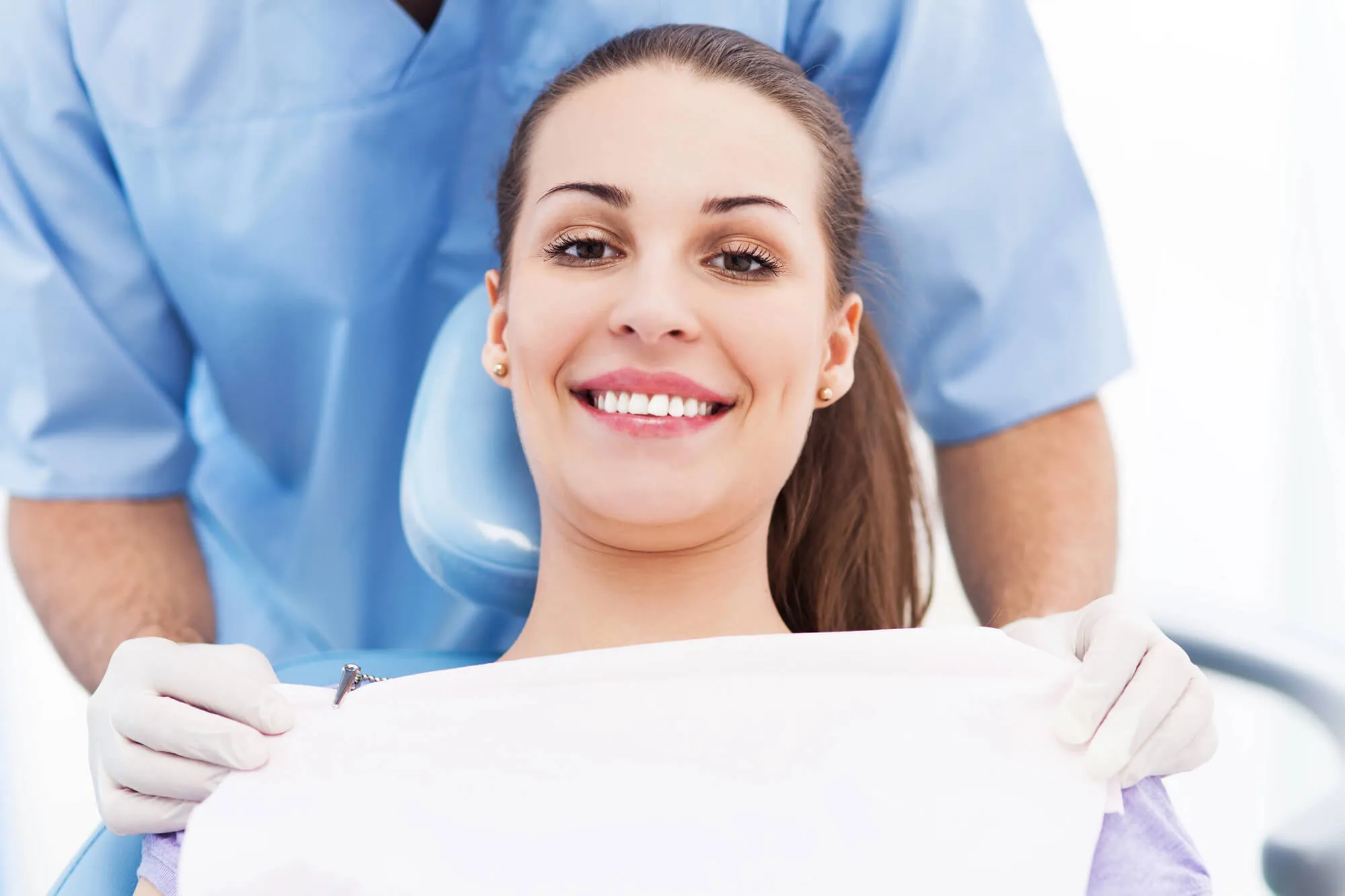 patient getting ready for dental cleaning collegeville pa