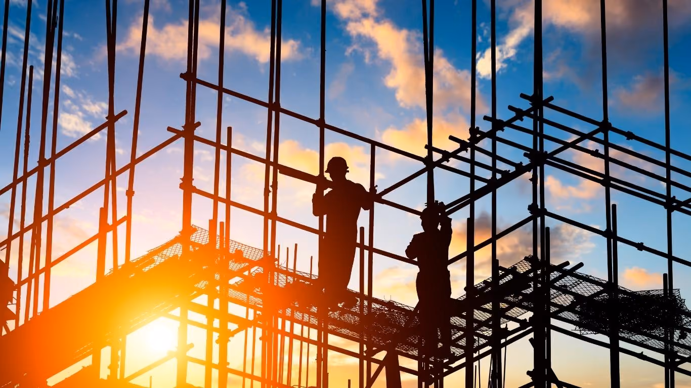 Construction scaffolding