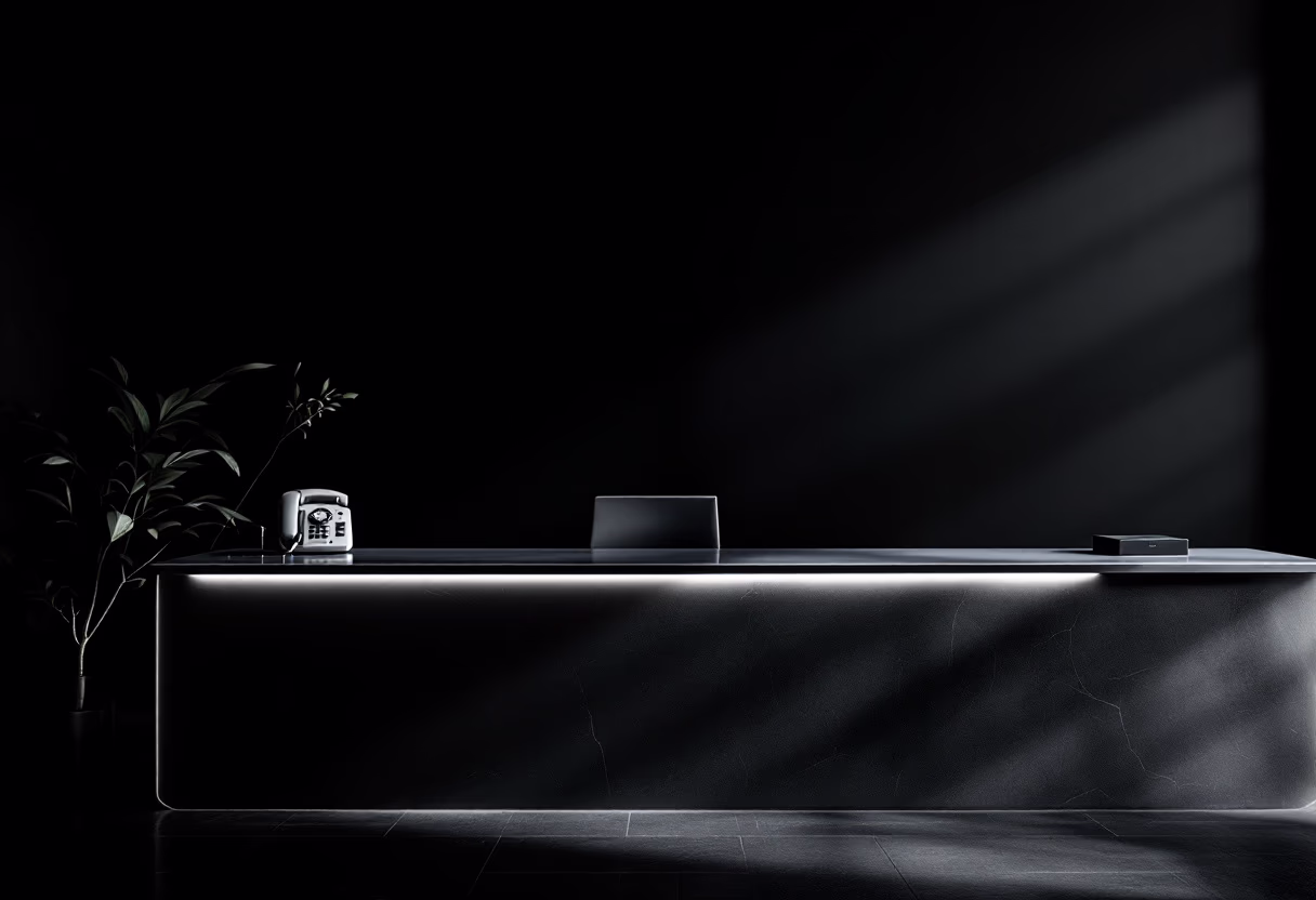 [background image] image of dealership workspace