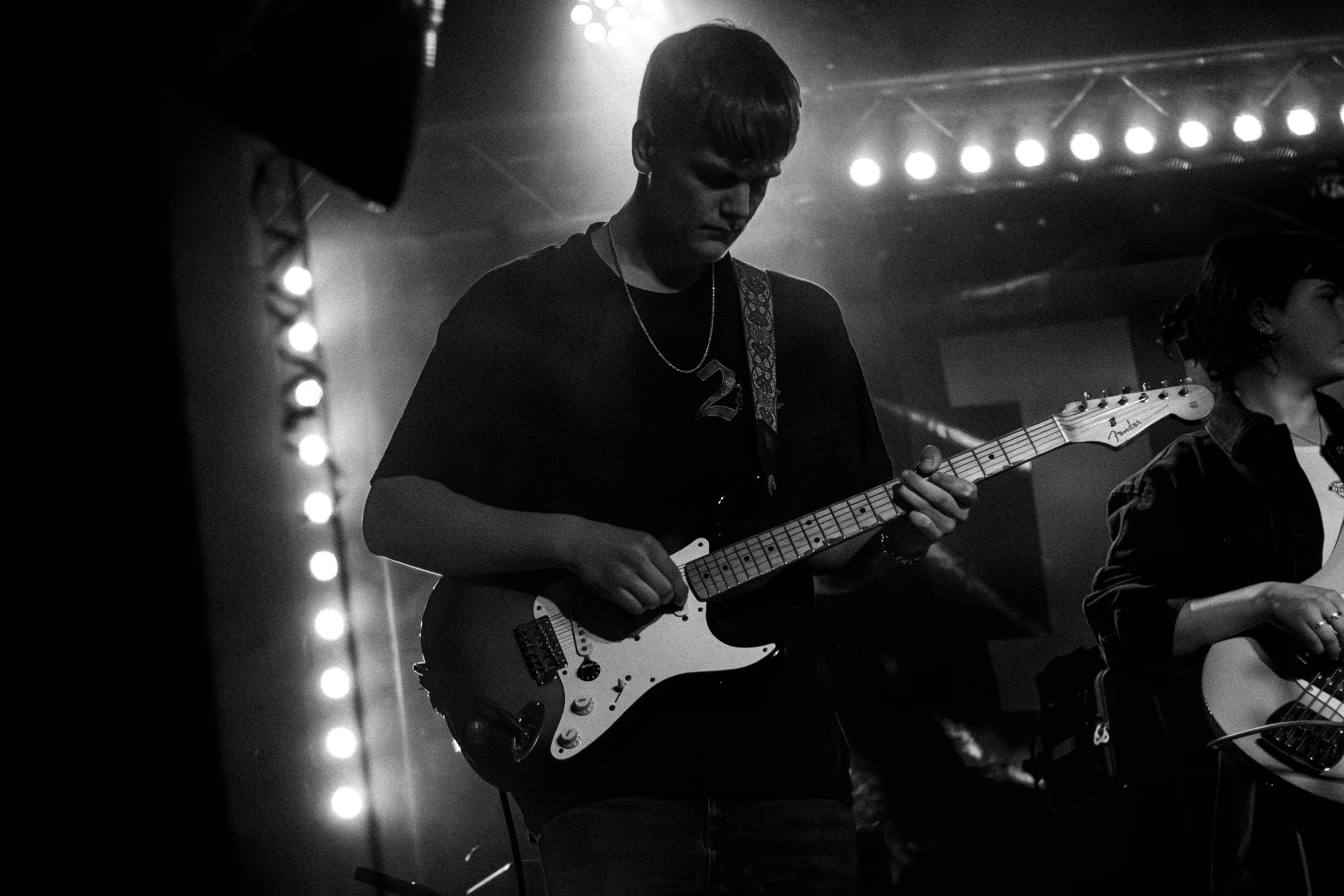 Guitarist at The IOW Festival 2023.