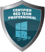 Certified Red Team Professional (CRTP) certification badge