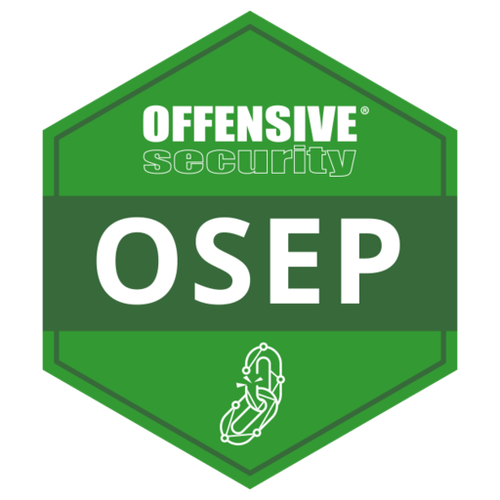 OSEP certification badge, issued by OffSec