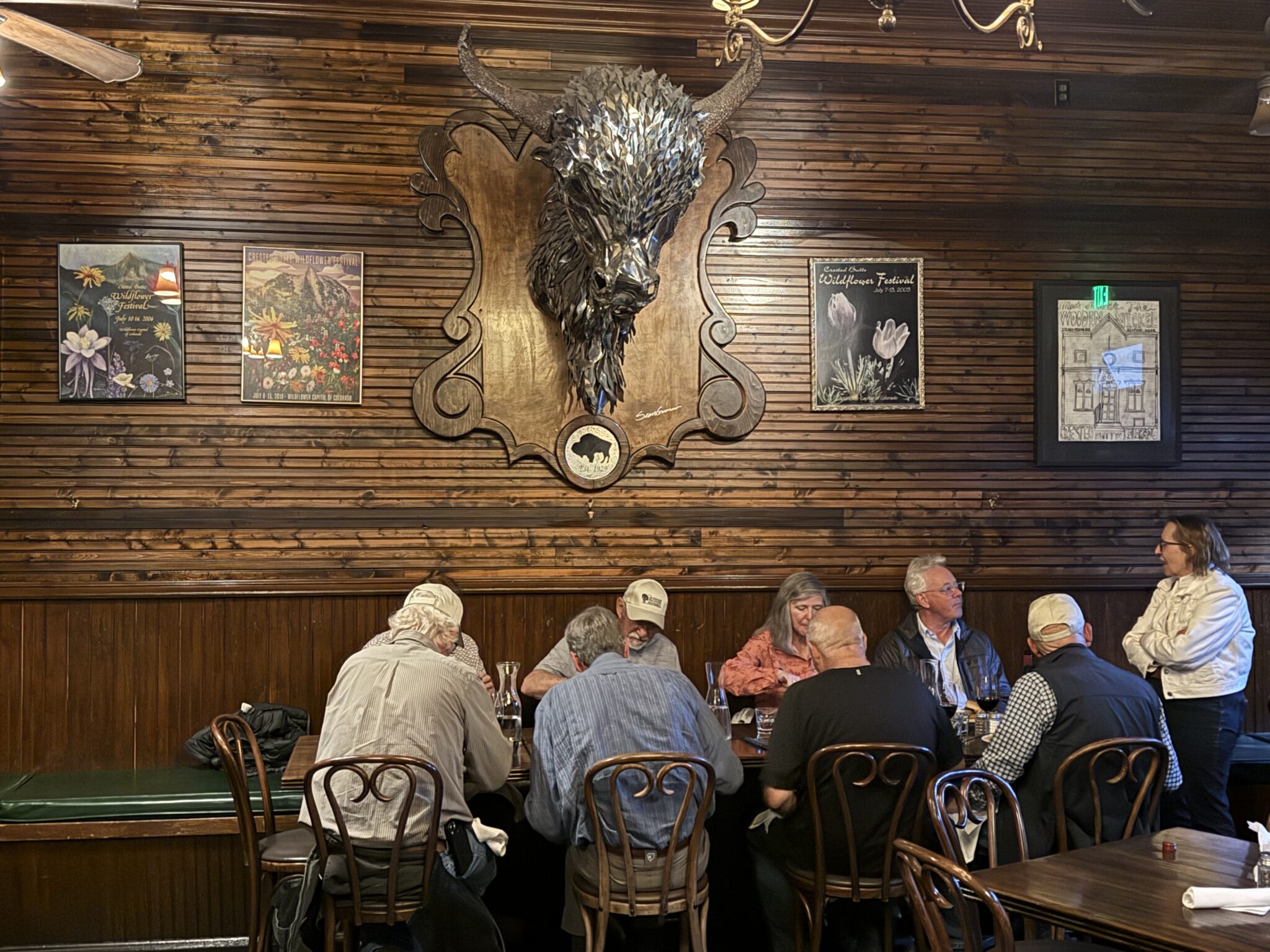 Sean Guerero Bison Sculpture Crested Butte