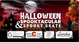 Halloween Spooktacular & Spooky Skate flyer, Glenwood Springs