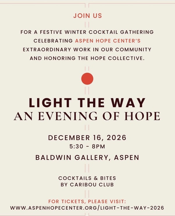 Light the Way: An Evening of Hope at Baldwin Gallery, Aspen