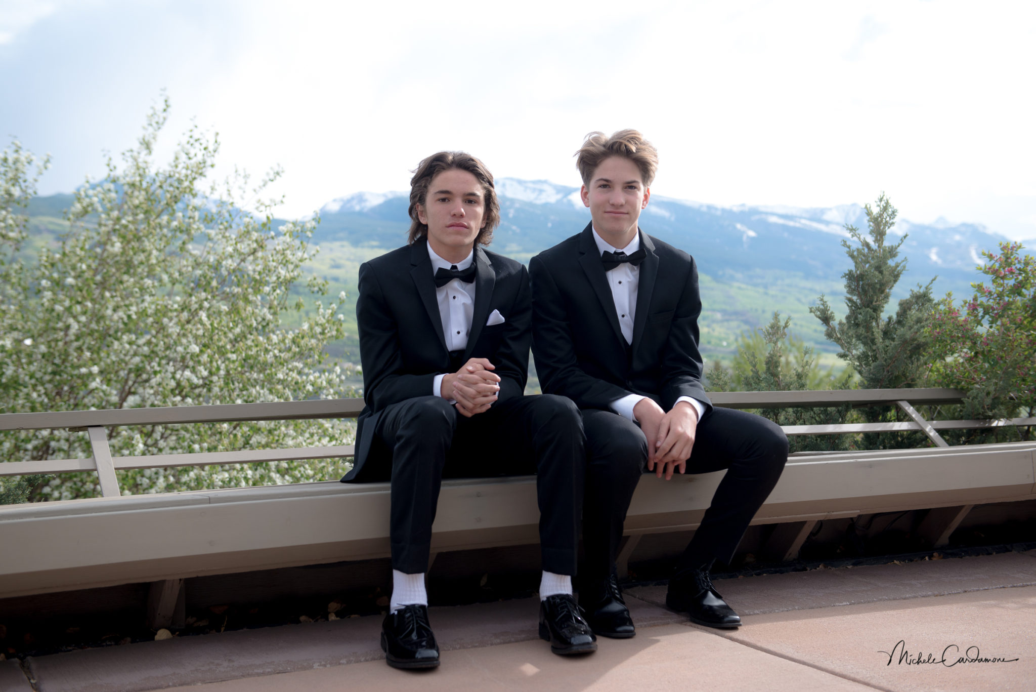 Friends on prom night