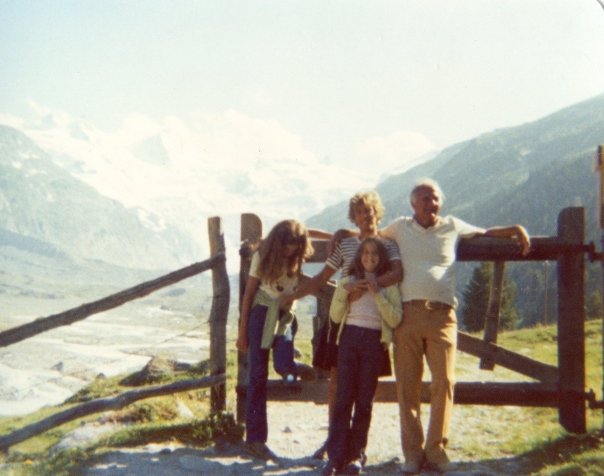 The family in Zermatt, Switzerland