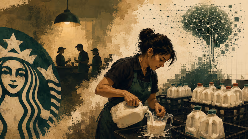 Starbucks Sold Its AI on a 99% Accuracy Number. Nine Months Later, 11,000 Stores Are Counting Milk by Hand.