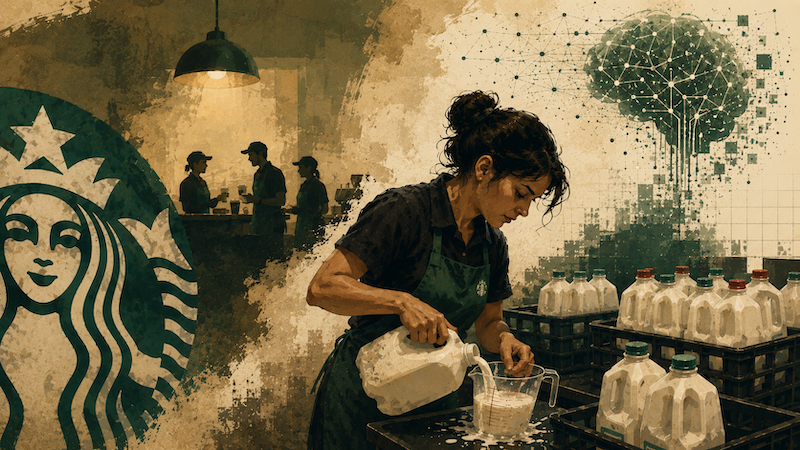 Starbucks Sold Its AI on a 99% Accuracy Number. Nine Months Later, 11,000 Stores Are Counting Milk by Hand.