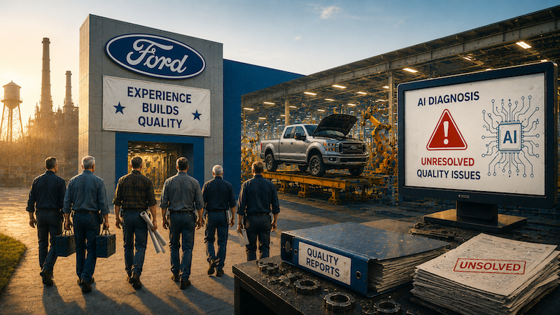 Ford Rehired 350 Veteran Engineers After AI Couldn't Fix Its Quality Problems