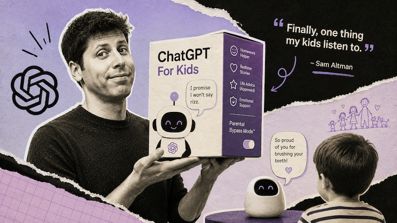 Sam Altman Has Solved the Problem of Talking to Your Children