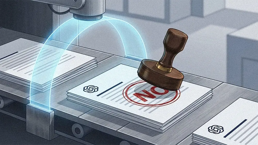 OpenAI Automated the Editorial First Pass. Nobody Has Automated the Word No.