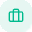 Green shopping basket icon with handle, symbolizing a shopping cart or market basket.