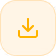 Download icon with a downward arrow inside a rounded square orange button.