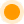 Small solid orange circle on white background.