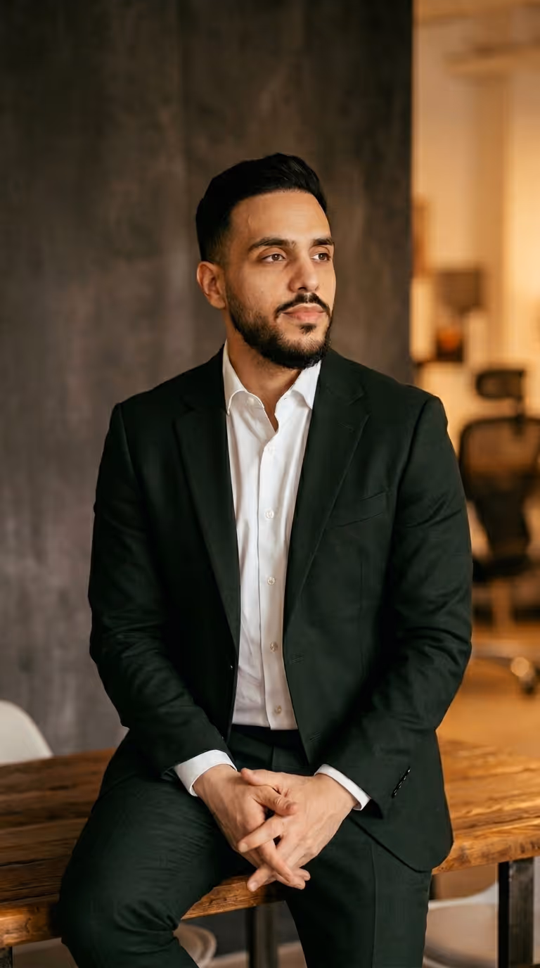 Founder of the Veldnex in the office