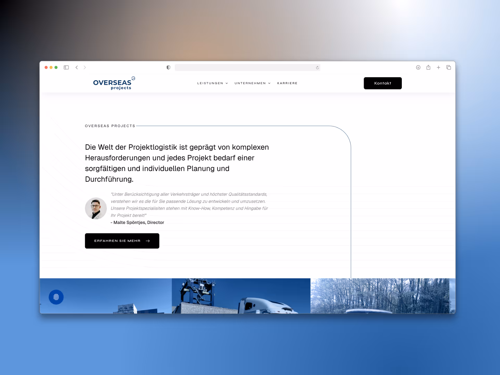 Overseas Projects GmbH – Referenzprojekt von Turm & Leufer