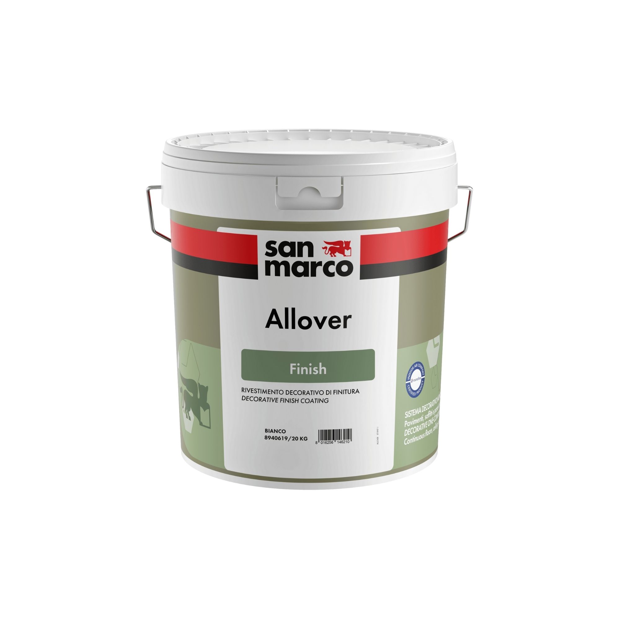 Allover finish