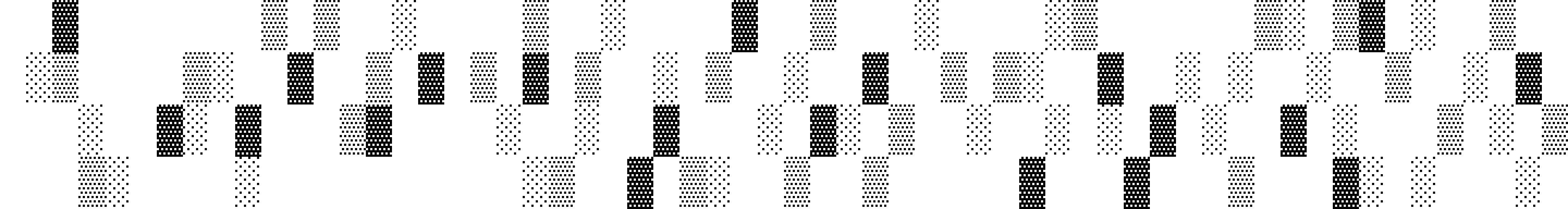 Abstract geometric pattern of white lines and shapes forming a grid on a black background.