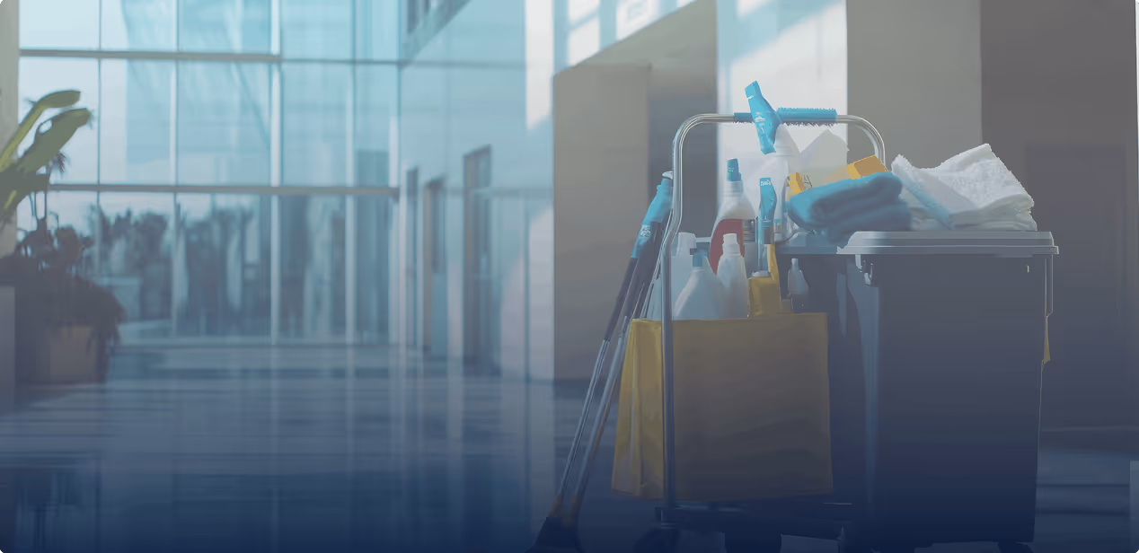 Commercial floor cleaning with industrial vacuum - EMERIH Cleaning Services Hudson County NJ