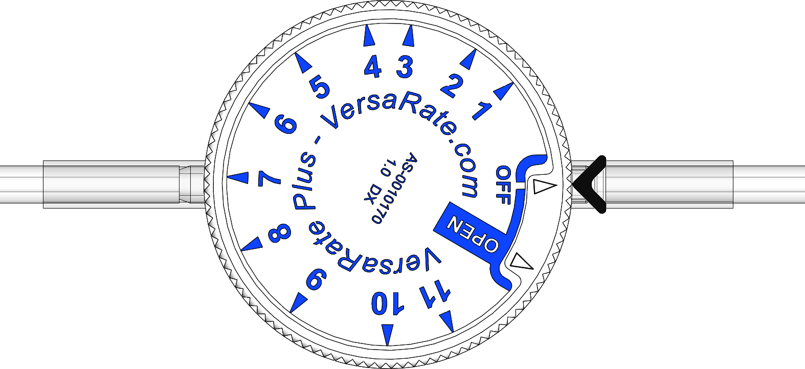 VersaRate Plus top view