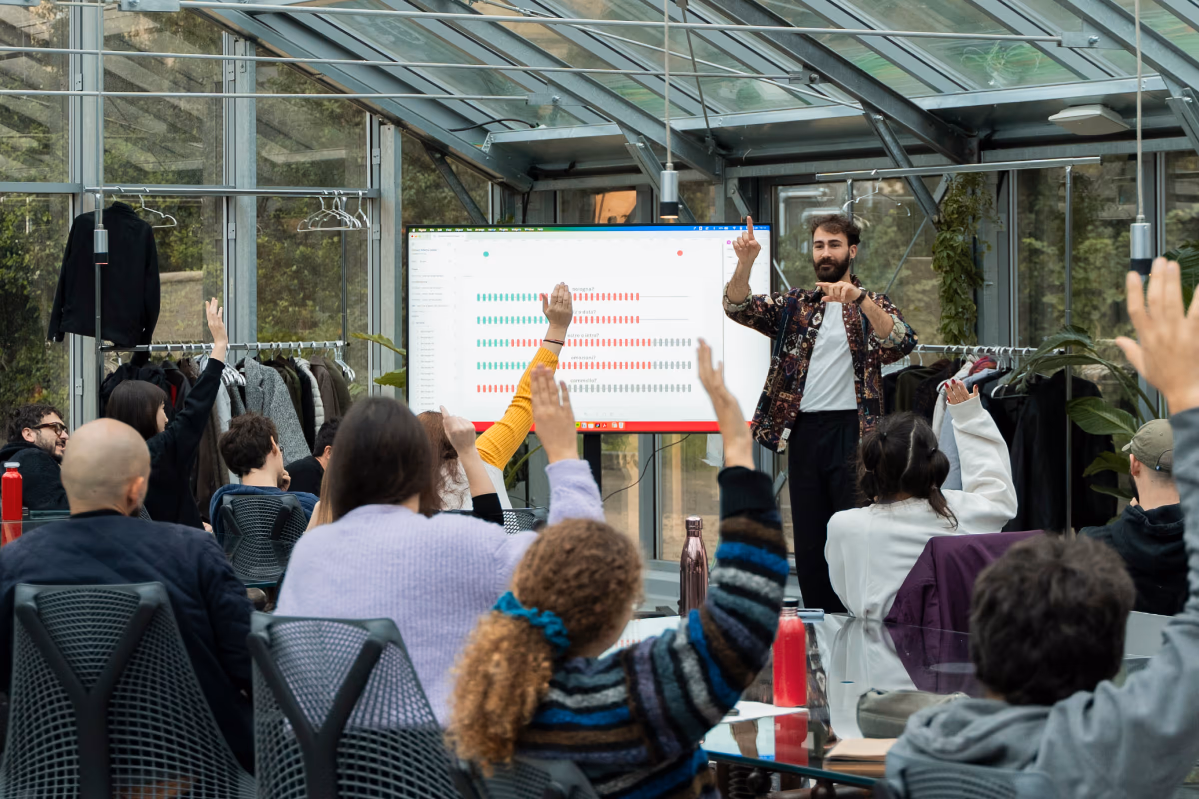 Nicola Guidoboni a un workshop di Studio Nilo