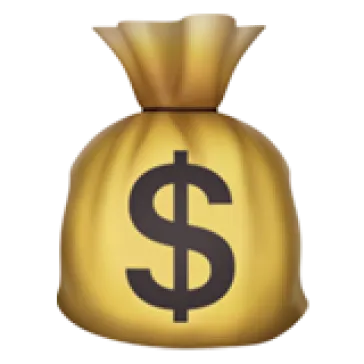 Emoji sacco di soldi