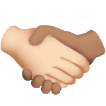Emoji stretta di mano