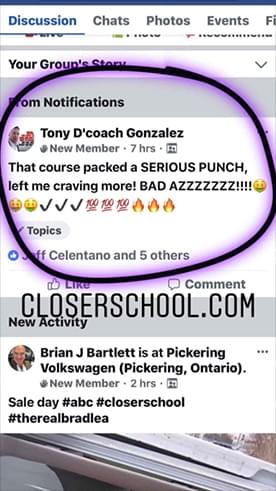 Tony Gonzalez testimonial