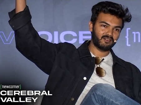 Tanay Kothari at the Cerebral Valley Voice Summit