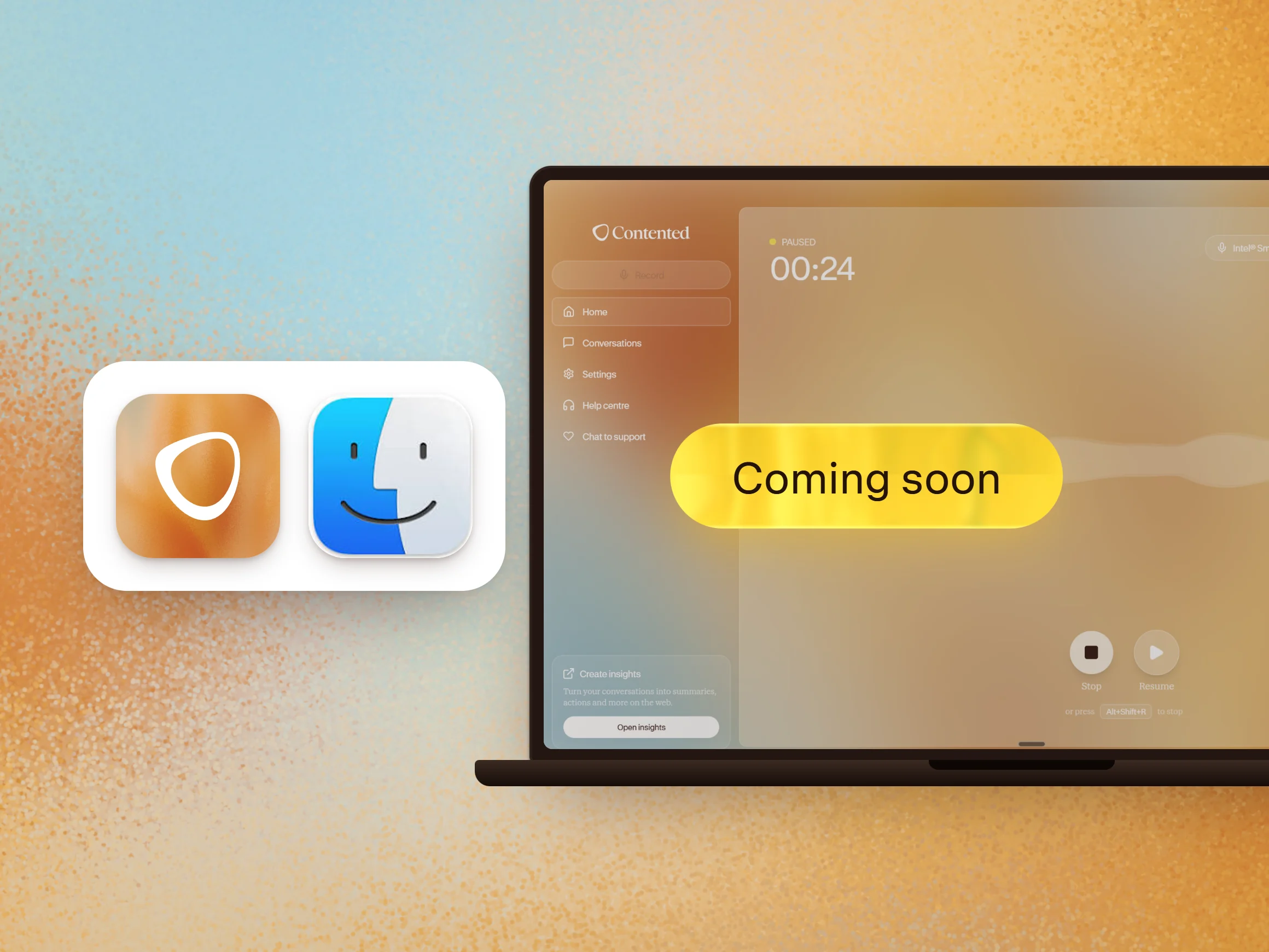 Contented desktop app coming soon for Mac