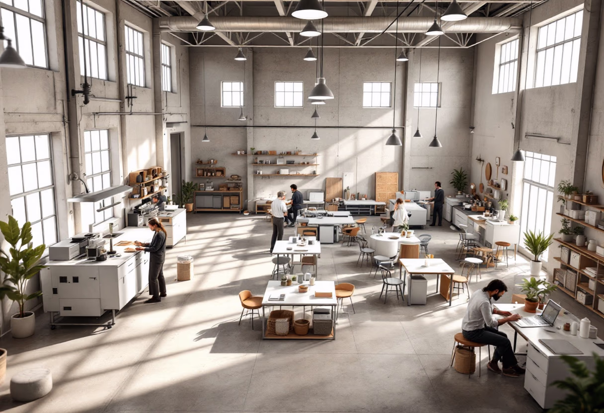 image of manufacturing plant interior