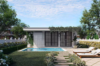 Entertaining area with Pool