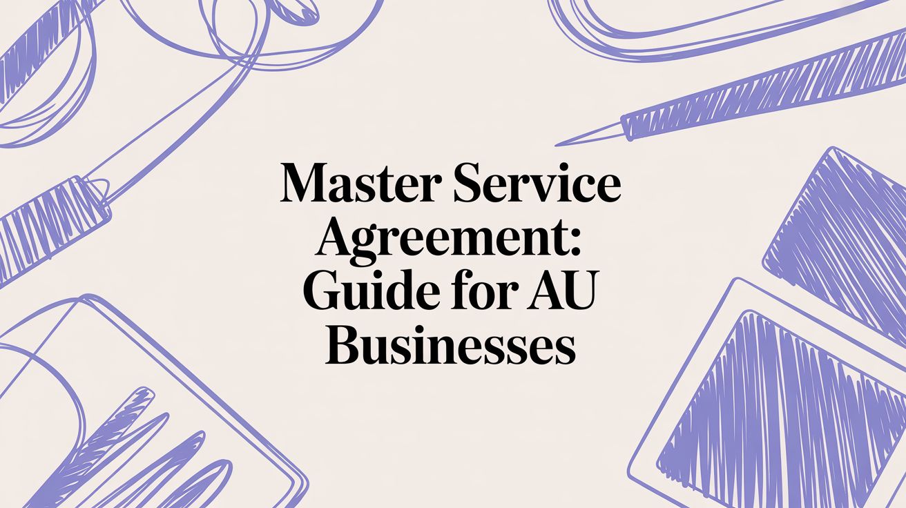 Master Service Agreement: Guide for AU Businesses