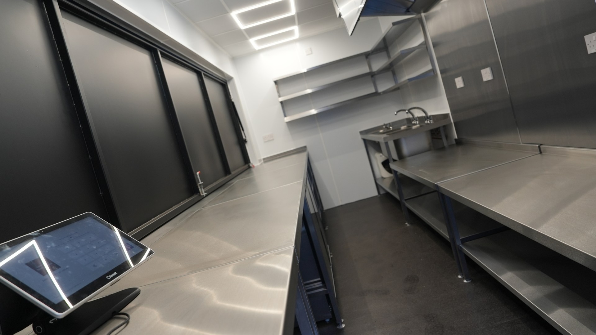 inside of the boxkitchen streetfood unit