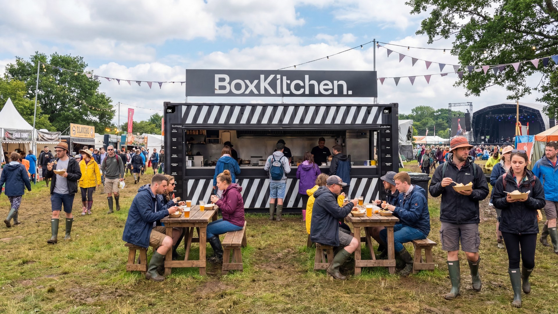Streetfood kitchen rental for festival 
