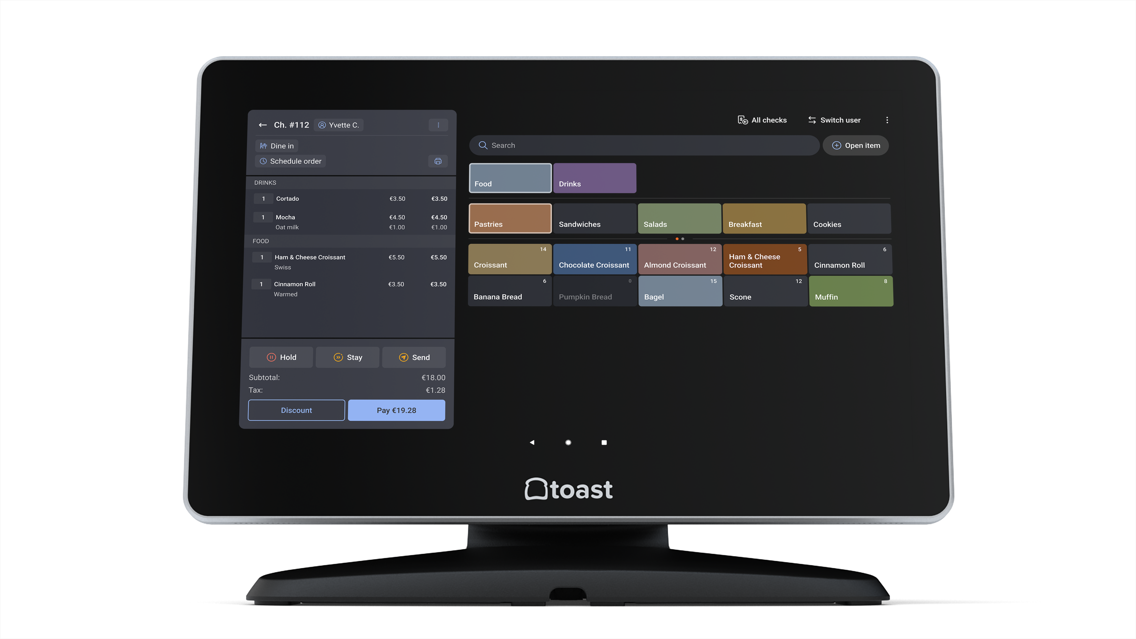 Toast Point of sale system