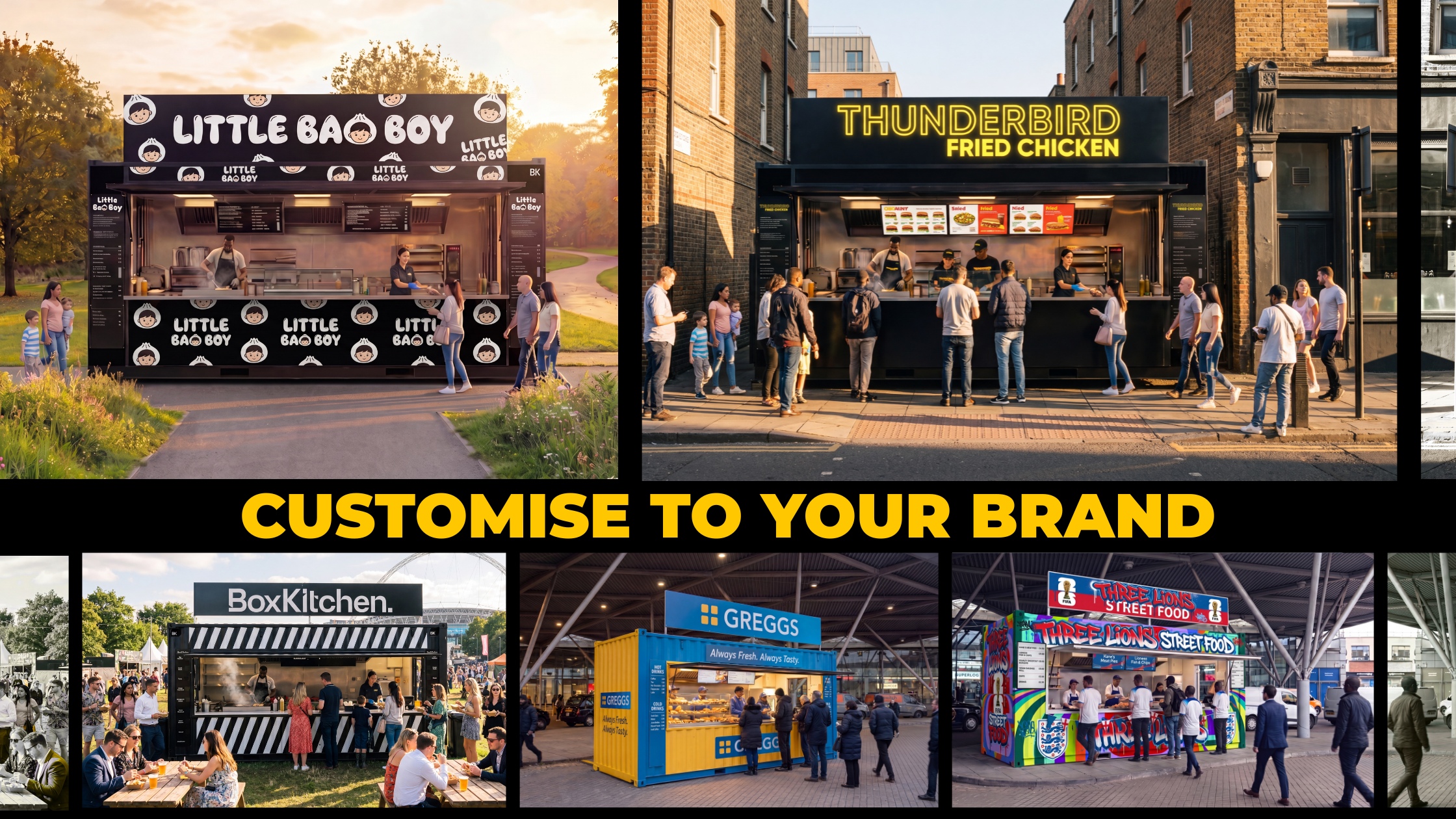 customisable units to your brand