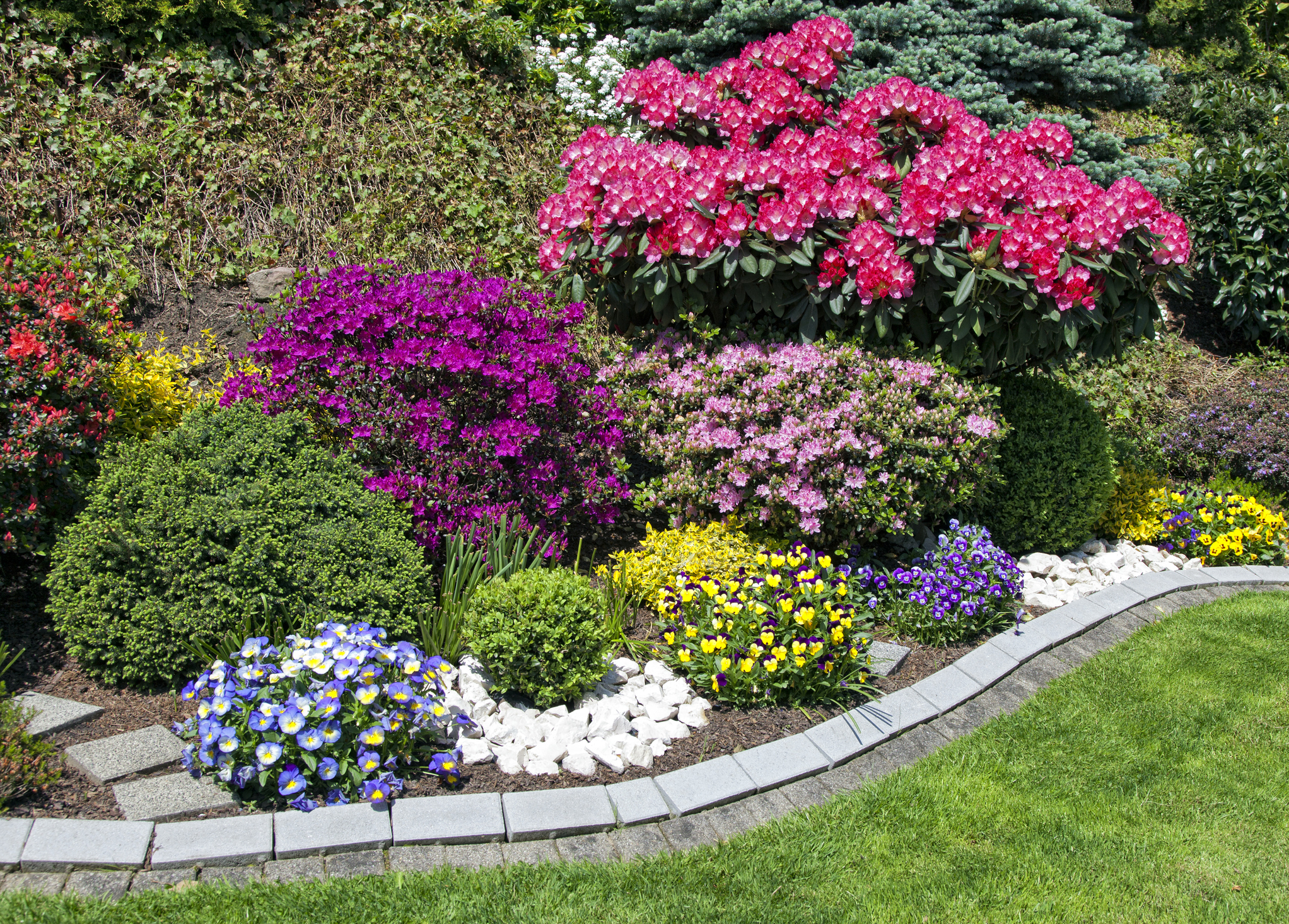 Professional landscape design installation — Greater Birmingham area outdoor living