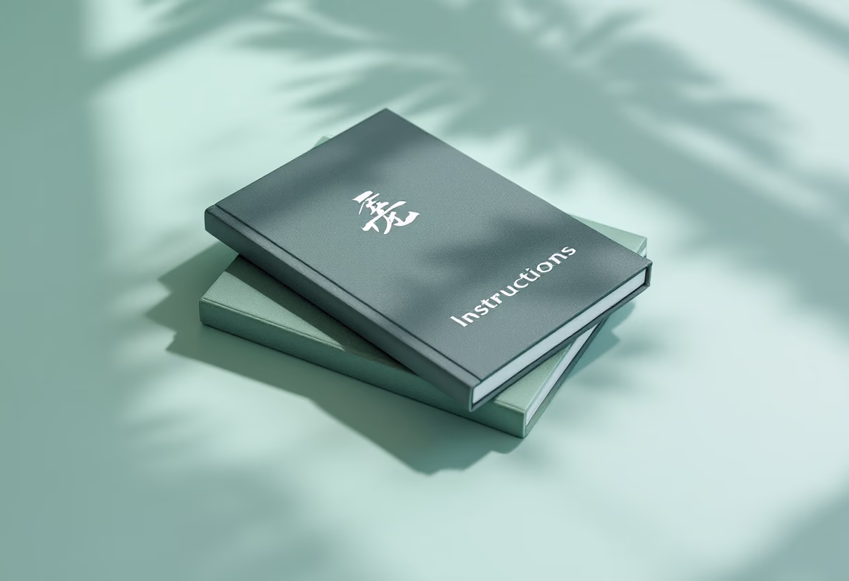 image of instructional booklets (for a buddhist monasteries & temple)