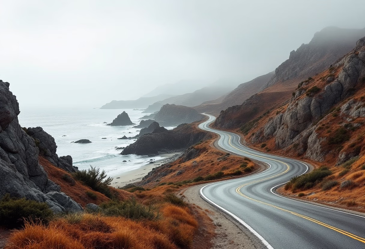 [background image of driving route for a food truck]