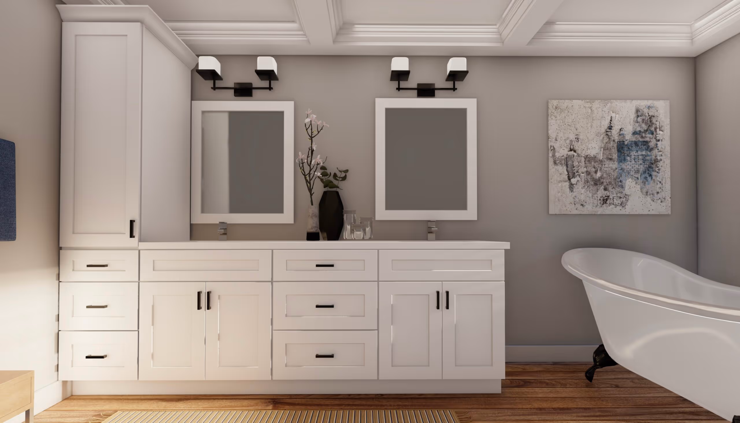 image of a sparkling bathroom for a cleaning service